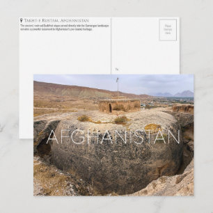 Takht-e-Rustam, Afghanistan Carte Postale de Voyag
