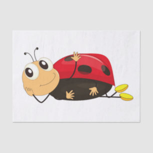 "TAKIN' IT EASY" LADYBUG TISSUE PAPER