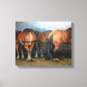 Taking a Break - Chertsey Show 2012 Canvas Print