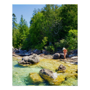 Taking  a Dip Poster