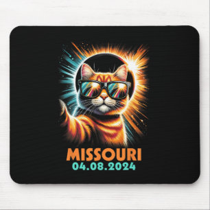 Taking A Selfie Total Solar Eclipse 2024 Missouri Mouse Pad