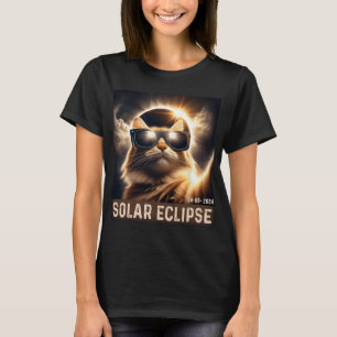 Taking A Selfie With Solar 2024 Eclipse Wearing Gl T-Shirt