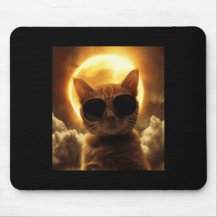 Taking A Selfie With Solar Eclipse Wearing Sungles Mouse Pad