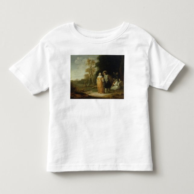 Taking a stroll toddler t-shirt (Front)