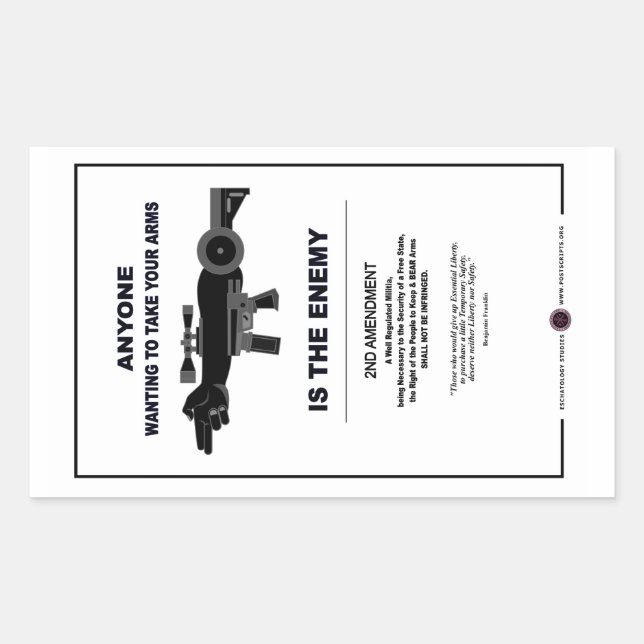 Taking Arms - 2nd Amendment Sticker (Front)