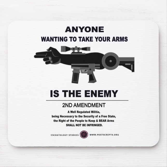 Taking Arms - 2nd Ammendment Mouse Pad (Front)