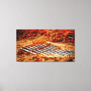 Taking Back The Beach Canvas Print