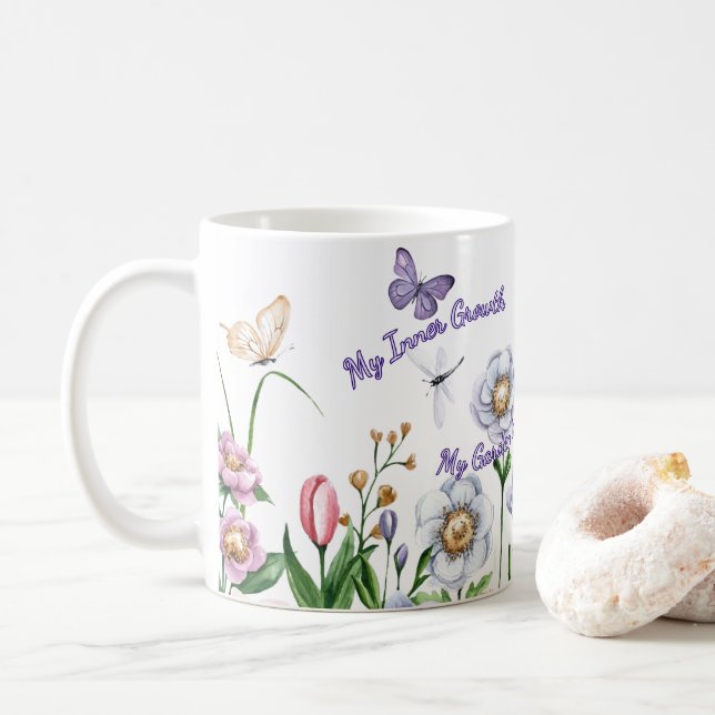 Taking care of me, My Inner Growth Coffee Mug (With Donut)