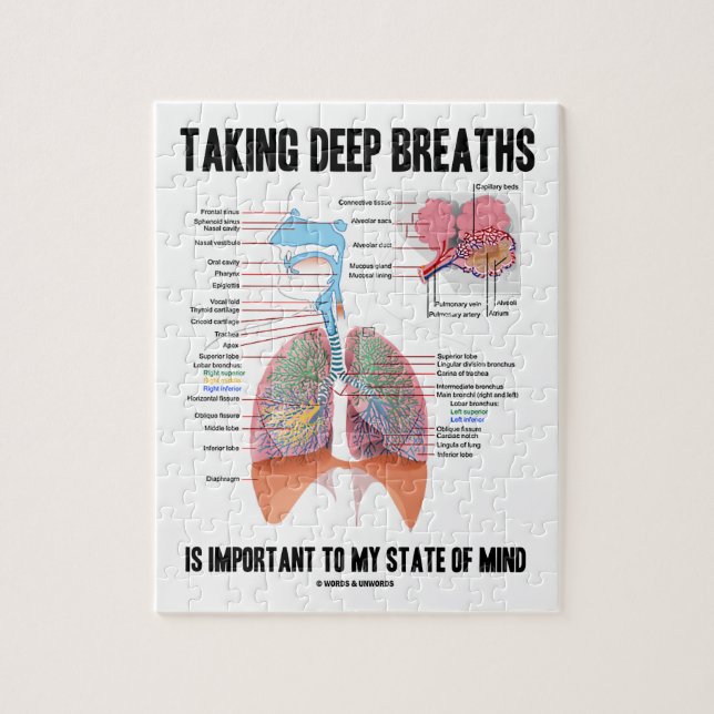 Taking Deep Breaths Is Important To My State Mind Jigsaw Puzzle (Vertical)