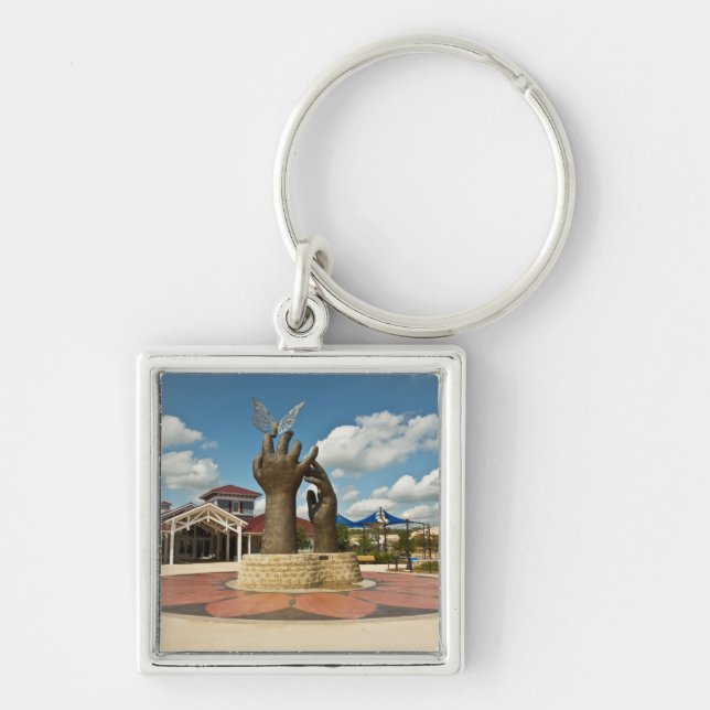 Taking Flight sculpture Keychain (Front)