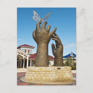 Taking Flight sculpture Postcard