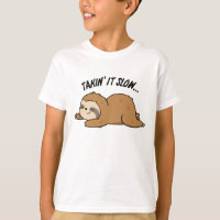Taking It Slow Funny Sloth Pun