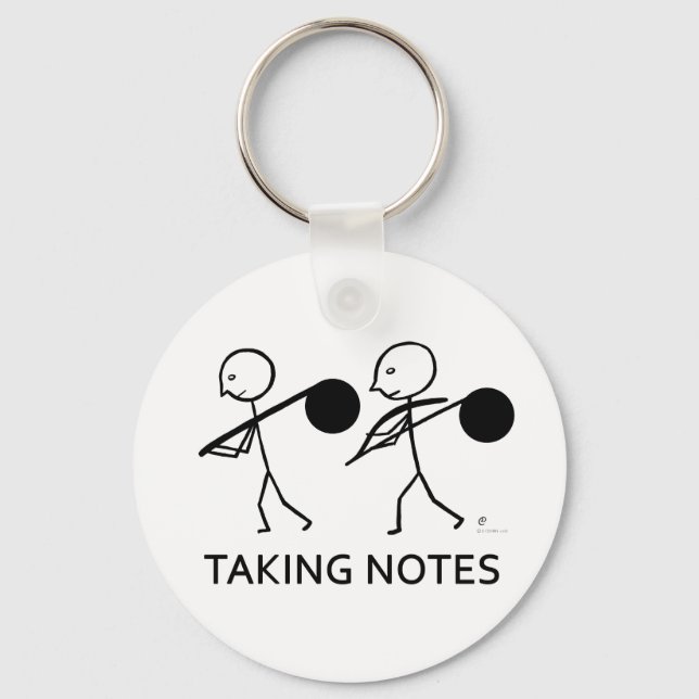 Taking Notes Keychain (Front)