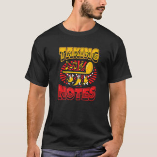 Taking Notes Music Puns  Music Teacher T-Shirt