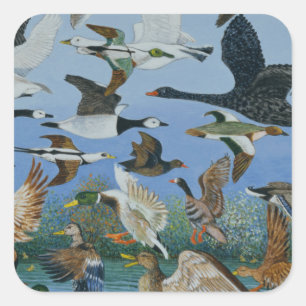 Taking Off 1996 Square Sticker
