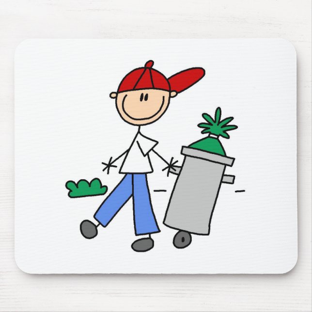 Taking Out The Trash Mousepad (Front)