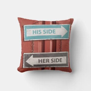 Taking Sides Throw Pillow