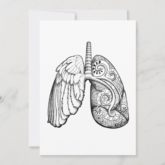 'Taking the Air' - 5x7 card print (Front)