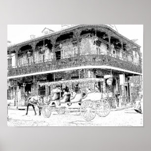 Taking the Tour French Quarter --- Art Print