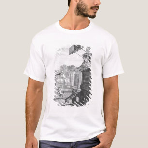 Taking up a bet, engraved by Camligue  c.1777 T-Shirt