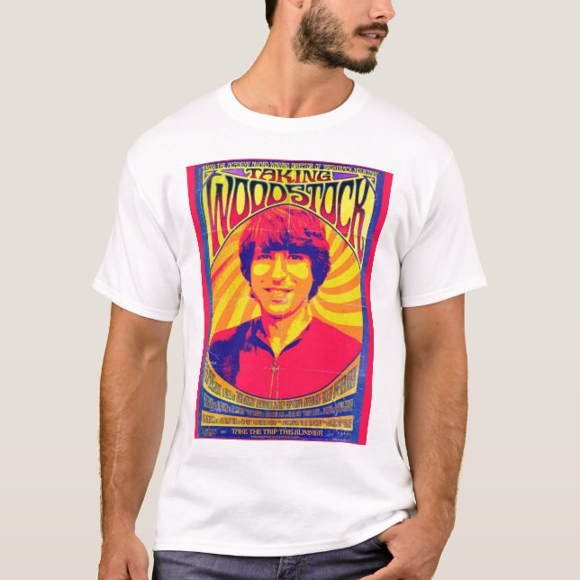 Taking Woodstock Black Tee (Front)