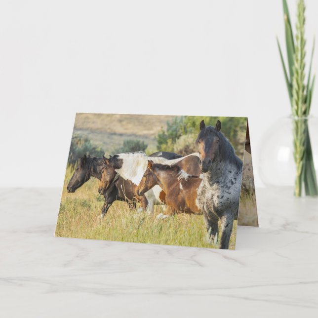 Takini and His Family Greeting Card (Front)