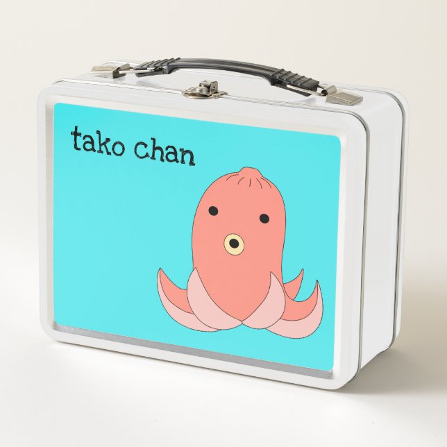 Tako chan metal lunch box (Front)