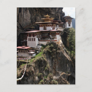 taktsang monastery postcard