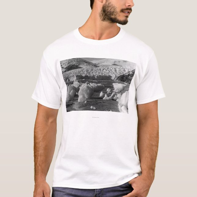 Taku Glacier near Juneau, Alaska Photograph T-Shirt (Front)