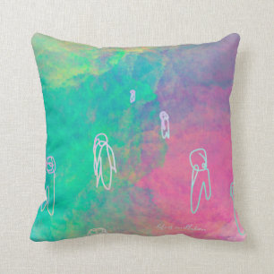TAKUROMAN「Illusion」 Throw Pillow