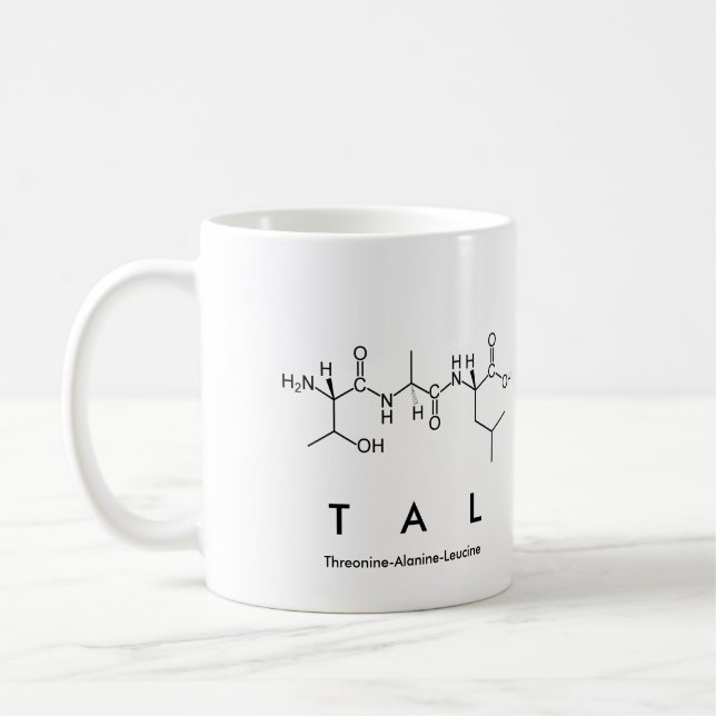 Tal peptide nom mug (Gauche)