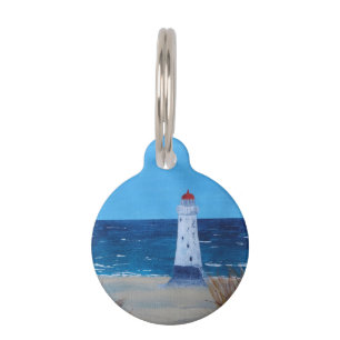 Talacre Lighthouse   Key Ring Pet Tag