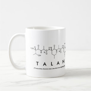 Talan peptide name mug