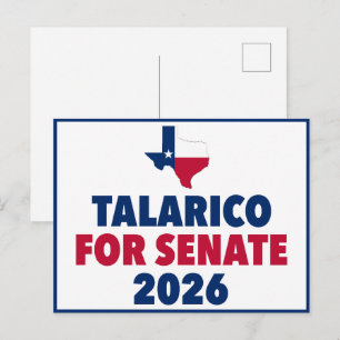 Talarico for Senate 2026 Election Texas Postcard