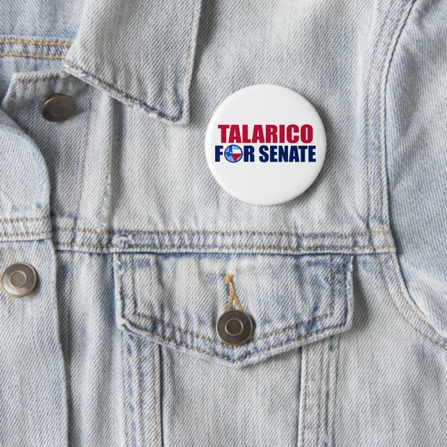 Talarico for Senate Texas 2026 Election 2 Inch Round Button (In Situ)
