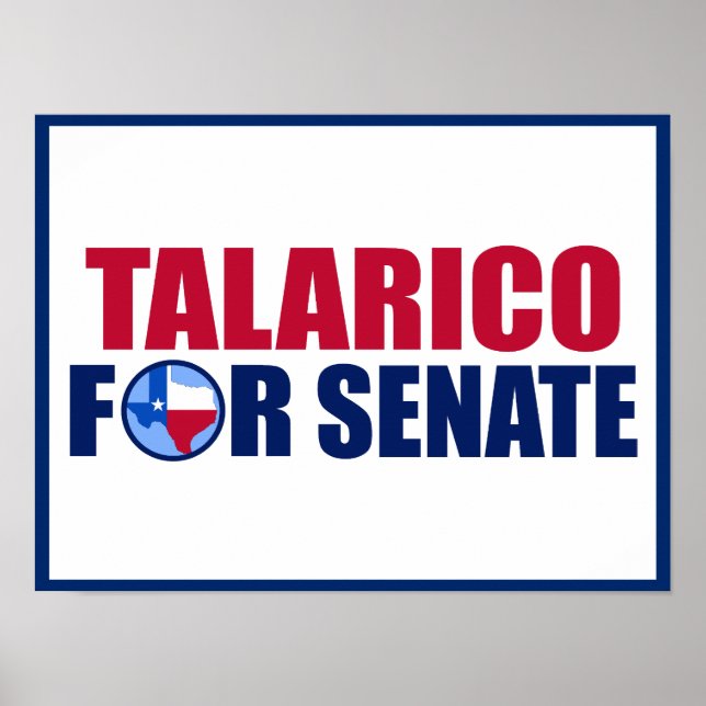 Talarico for Senate Texas 2026 Election Poster (Front)