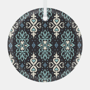 Talavera Azulejos Moroccan Tile Mosaic Glass Ornament