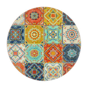 Talavera, Azulejos, Turkish mosaic wallpaper. Cutting Board