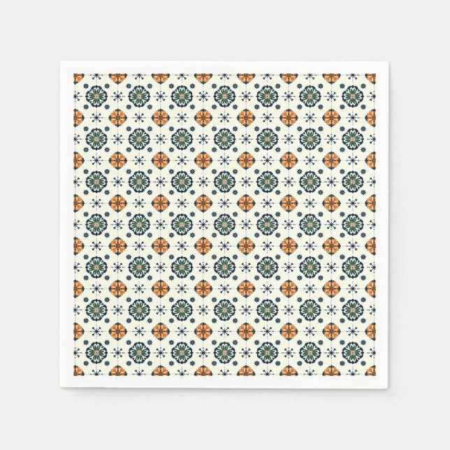 Talavera Bloom Harmony Napkin (Front)