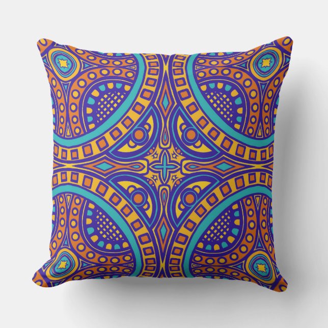 Talavera céramique Carreaux Coussin extérieur (Recto)