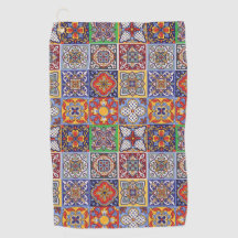 Talavera Design-1 Golf Towel