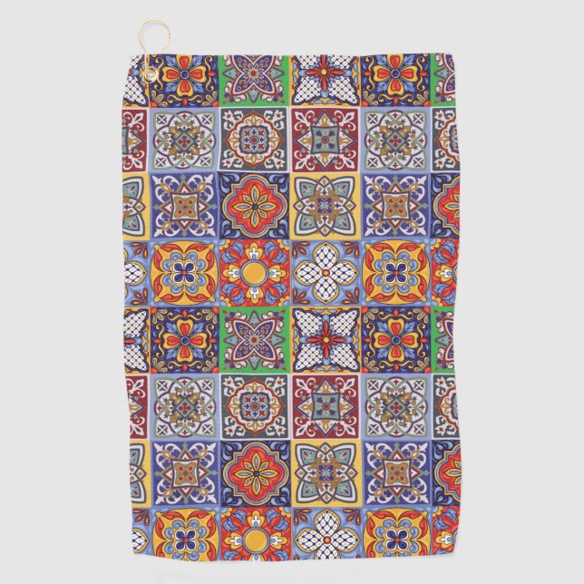 Talavera Design-1 Golf Towel (Front)