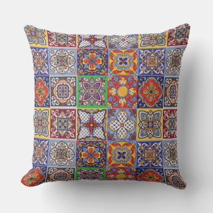 Talavera Design-1 Throw Pillow