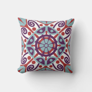 Talavera Fliesen Muster Throw Pillow