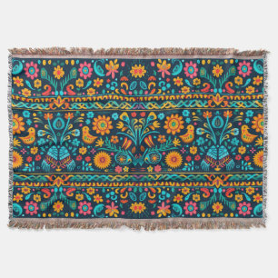 Talavera Garden Throw Blanket