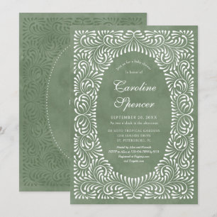 Talavera Gender Neutral Fiesta Baby Shower Invitation