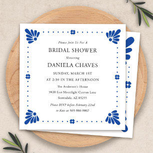 Talavera Invitation Mexicaine Douche Nuptiale