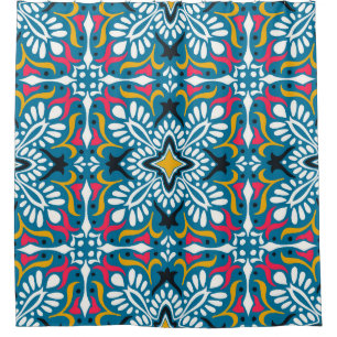 Talavera Mosaic: Multicultural Seamless Wallpaper.