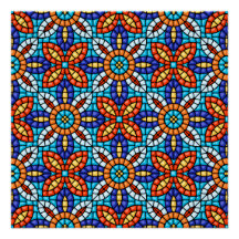 Talavera Mosaic Tile Poster