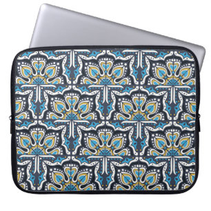 Talavera pattern. Indian patchwork. Azulejos portu Laptop Sleeve